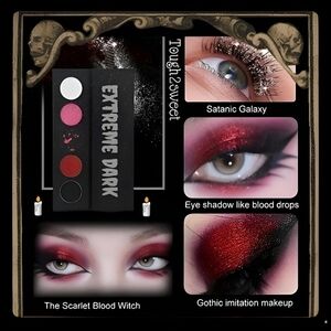 🆕️LAST 1🌹"EXTREME DARK" HIGHLY PIGMENTED EYESHADOW PALETTE W~ MAGNETIC CLOSURE